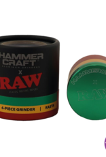 Raw HAMMERCRAFT X RAW Aluminium Grinder 4parts - RASTA SMALL