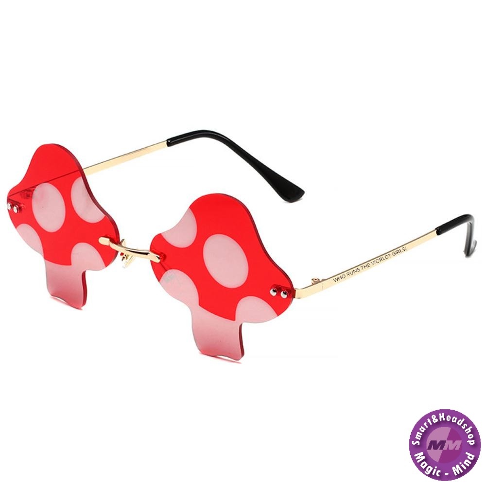 Mushroom Glasses Red Mushroom Glasses Red