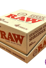 Raw RAW STAINLESS STEEL GRINDER – WITH MAGNET AND SIFTER 50-60mm