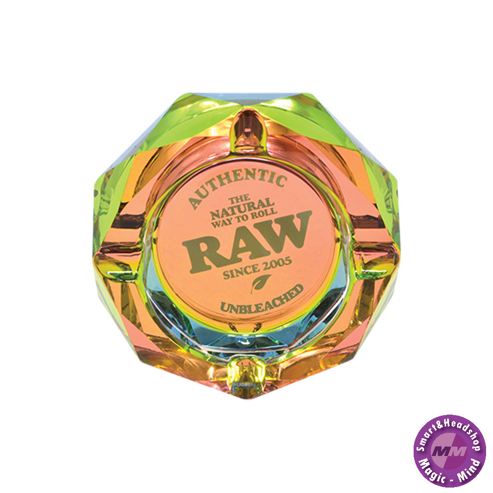 Raw RAW Glass Ashtray - Rainbow