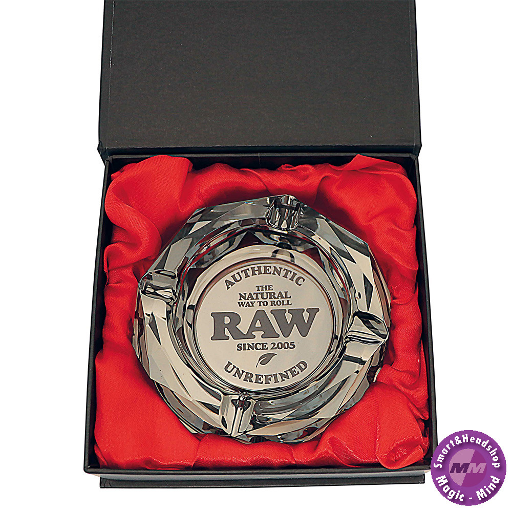 Raw RAW Glass Ashtray - Darkside