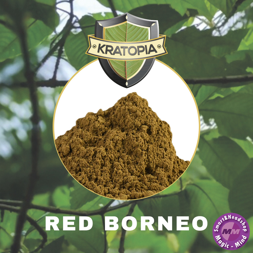 kratopia Red Borneo Kratom - 50 gram