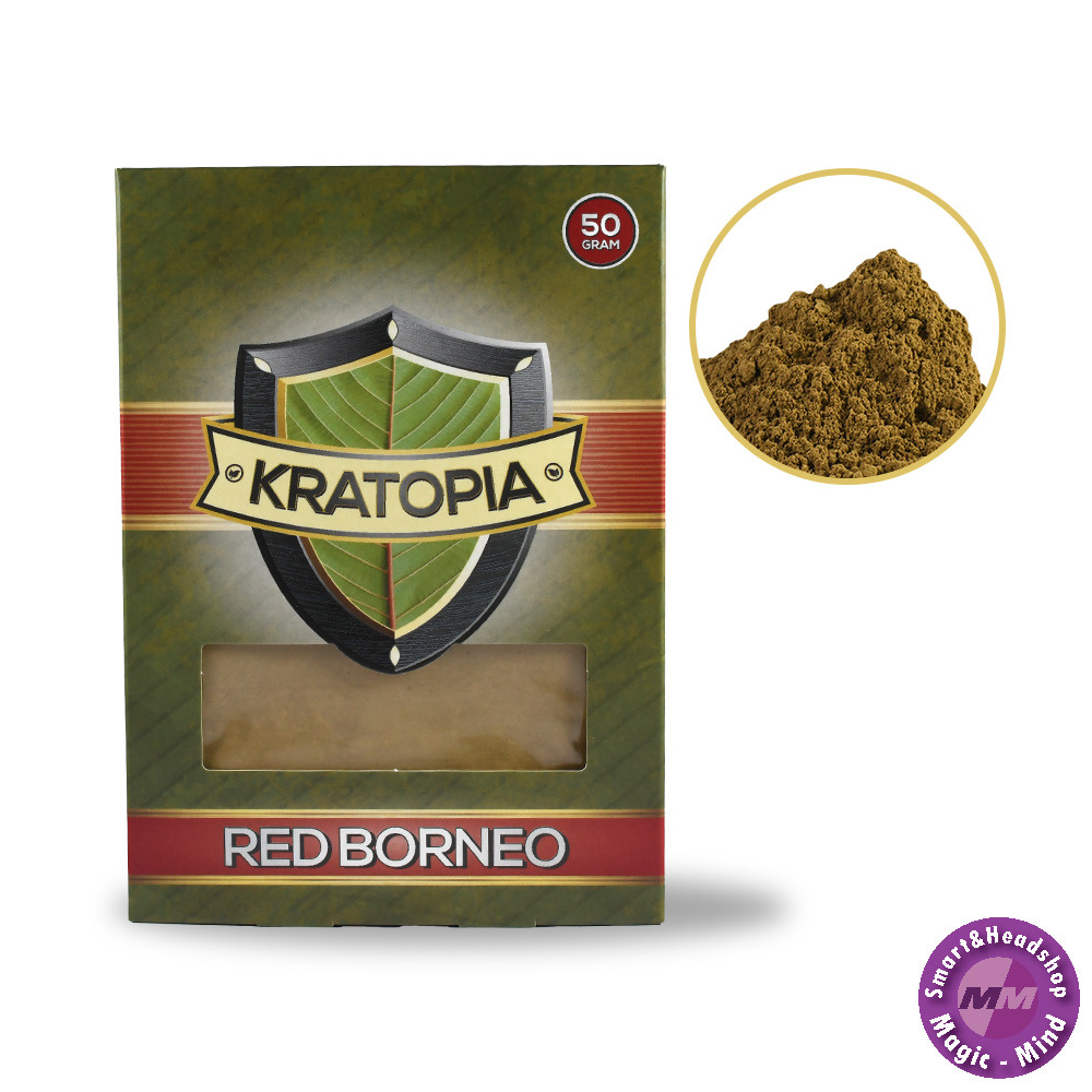 kratopia Red Borneo Kratom - 50 gram