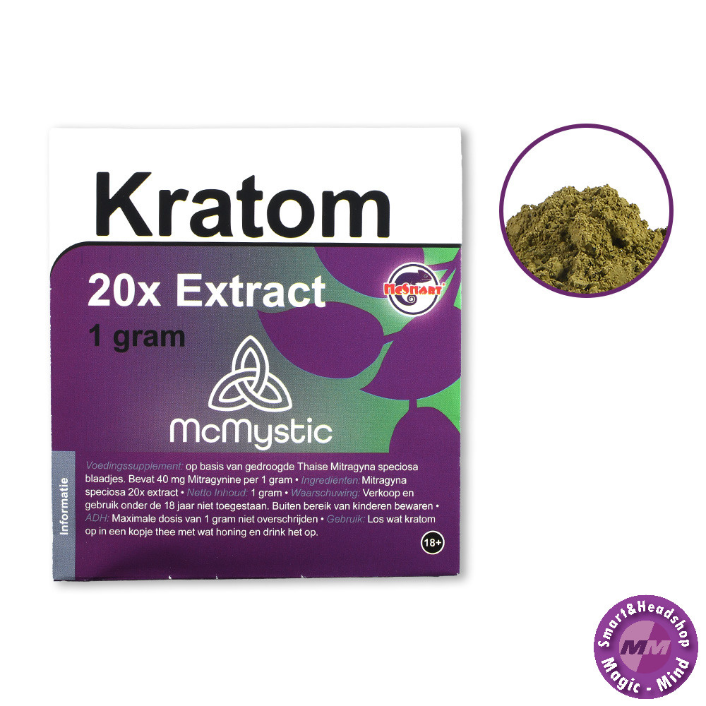 McMystic Kratom 20X Extract - 1 gram