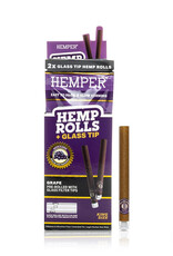 HEMPER HEMPER Grape Hemp Rolls KS + Glass Tip