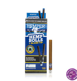 HEMPER HEMPER Blueberry Hemp Rolls KS + Glass Tip
