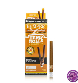 HEMPER HEMPER Mango Hemp Rolls KS + Glass Tip