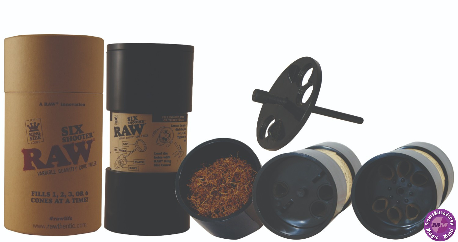 Raw Six Shooter Cone Filler (RAW)