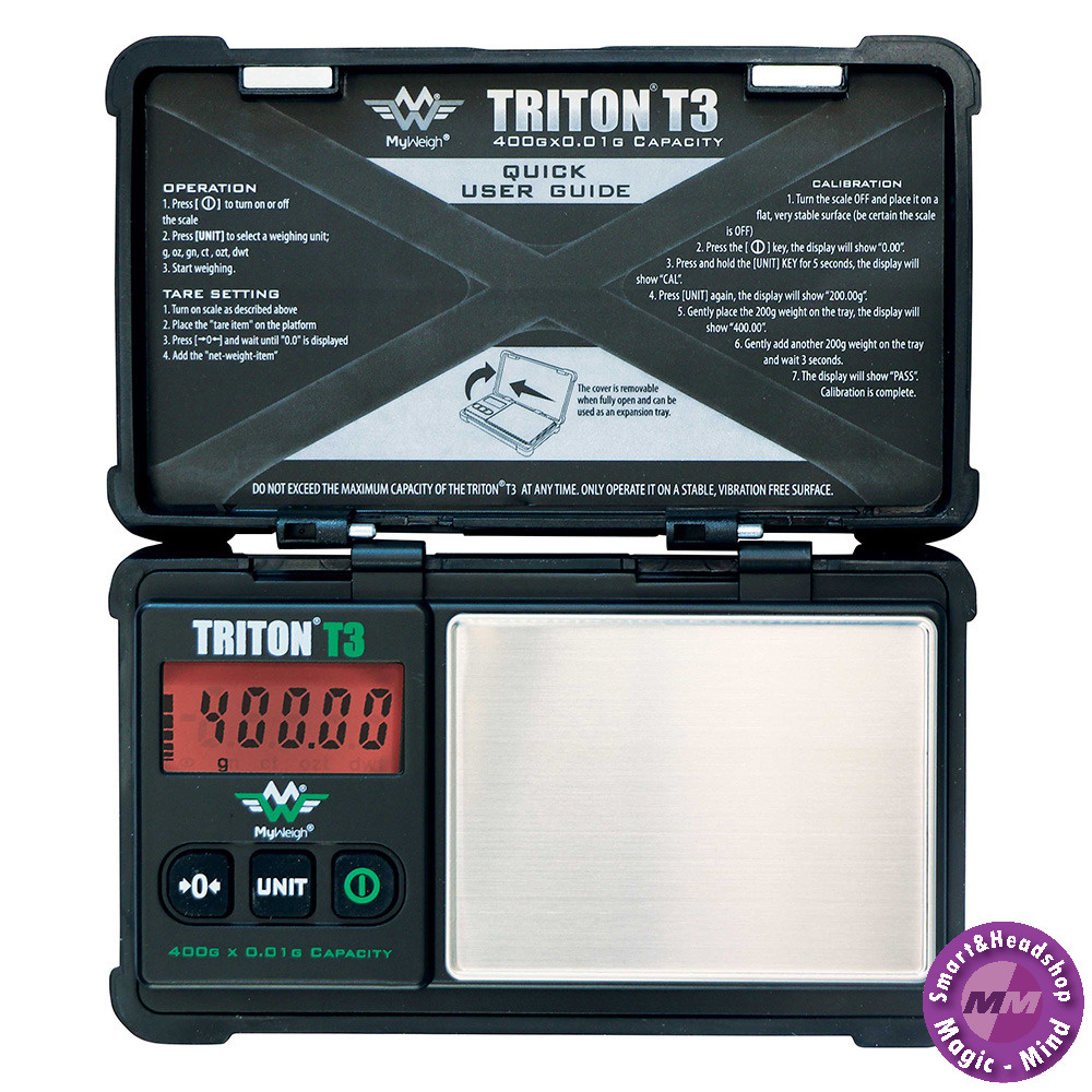 MyWeigh Triton T3 - 400 x 0.01 digital scale