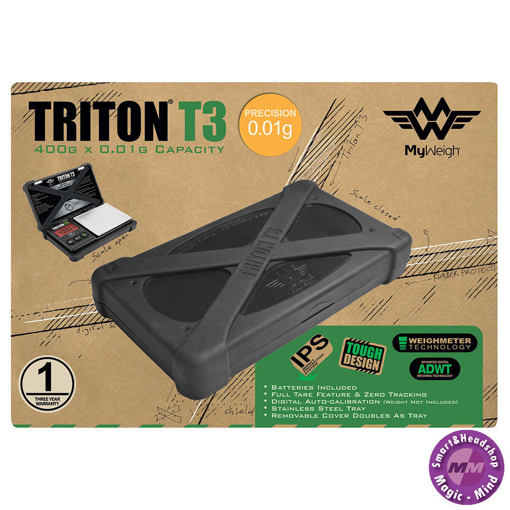 MyWeigh Triton T3 - 400 x 0.01 digital scale