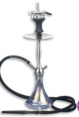 Aladin Waterpijp Alux Captain 54cm Shiny Clear