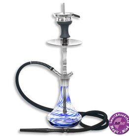 Aladin Hookah Alux 2 - 61cm Blue