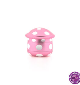 McSmoke Mushroom Grinder Aluminium 63mm - Pink