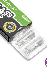 HEMPER HEMPER 6mm Glass Filter Tips - doosje-  5 glazen tips