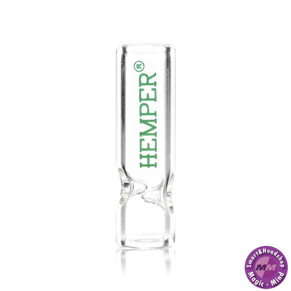 HEMPER HEMPER 6mm Glass Filter Tips - doosje-  5 glazen tips