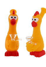 McSmoke Silicone Bong  Orange Chicken - 18cm