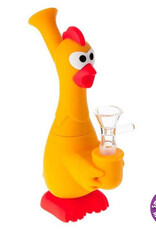 McSmoke Silicone Bong  Orange Chicken - 18cm
