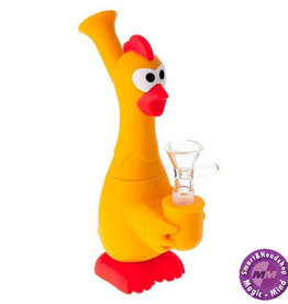 McSmoke Silicone Bong  Orange Chicken - 18cm