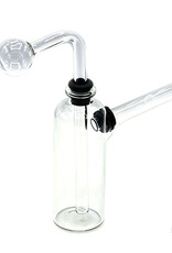 Glass Oil Bong Glass Oil Bong With Bent Bowl 12cm