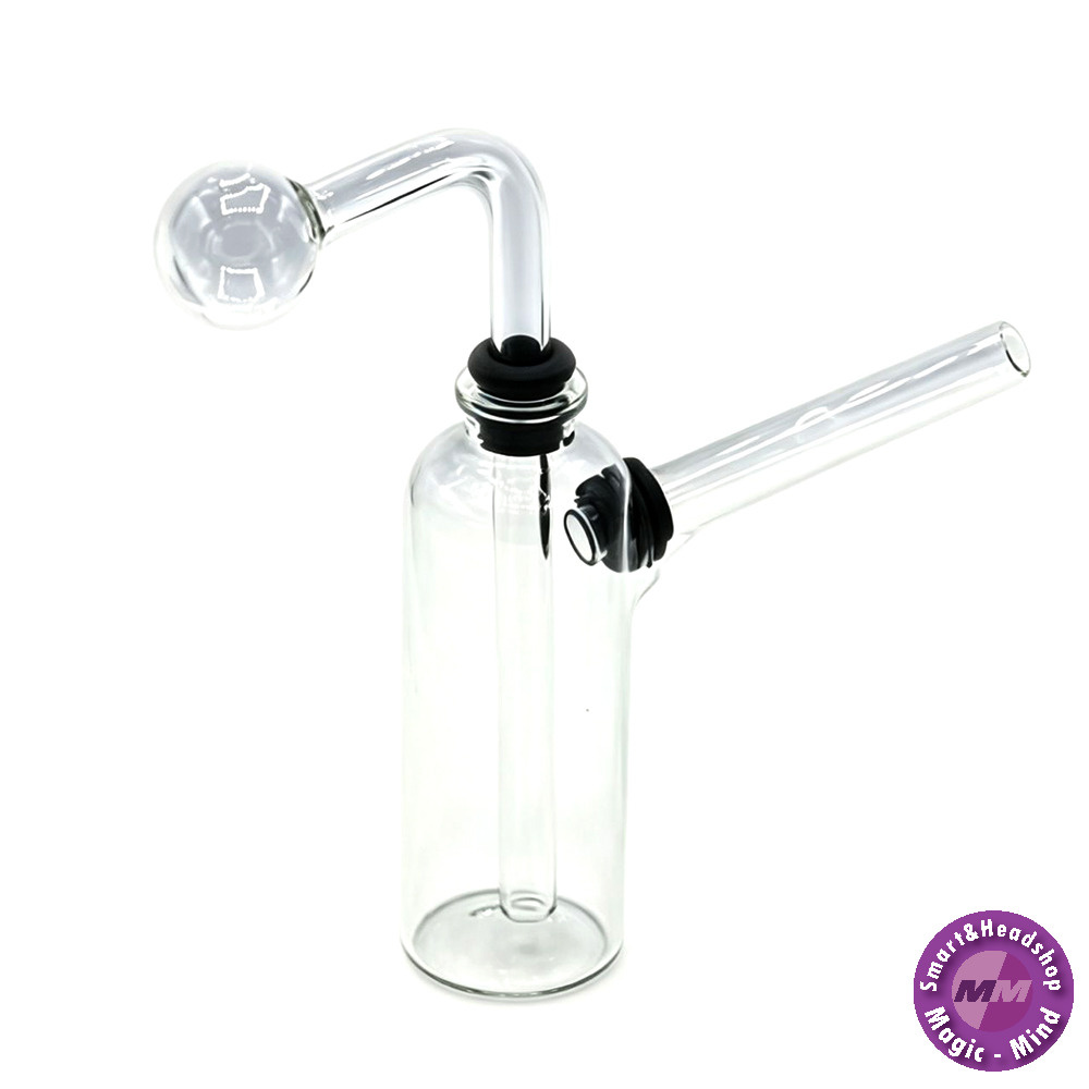 Glass Oil Bong Glass Oil Bong With Bent Bowl 12cm