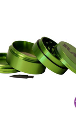 Raw RAW Aluminium Grinder - 4 parts - 56mm - GREEN