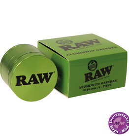 Raw RAW Aluminium Grinder - 4 parts - 56mm - GREEN