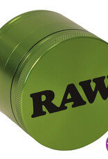 Raw RAW Aluminium Grinder - 4 parts - 56mm - GREEN