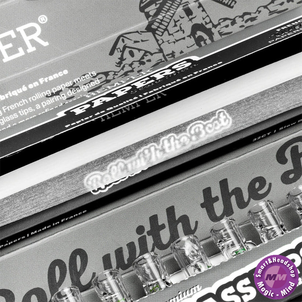 HEMPER HEMPER White KSS Papers + 10x 7mm Glass Tips