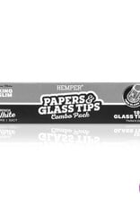 HEMPER HEMPER White KSS Papers + 10x 7mm Glass Tips
