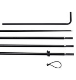 Proflags Mât pour oriflamme Block M, noir