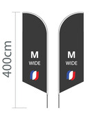 Proflags Oriflamme Angled M - Extra Large - 90x300cm