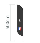Proflags Oriflamme Convex L - 75x380cm