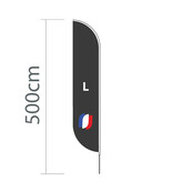 Proflags Oriflamme Convex L - 75x380cm