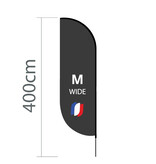 Proflags Oriflamme Convex M - Extra Large - 90x300cm