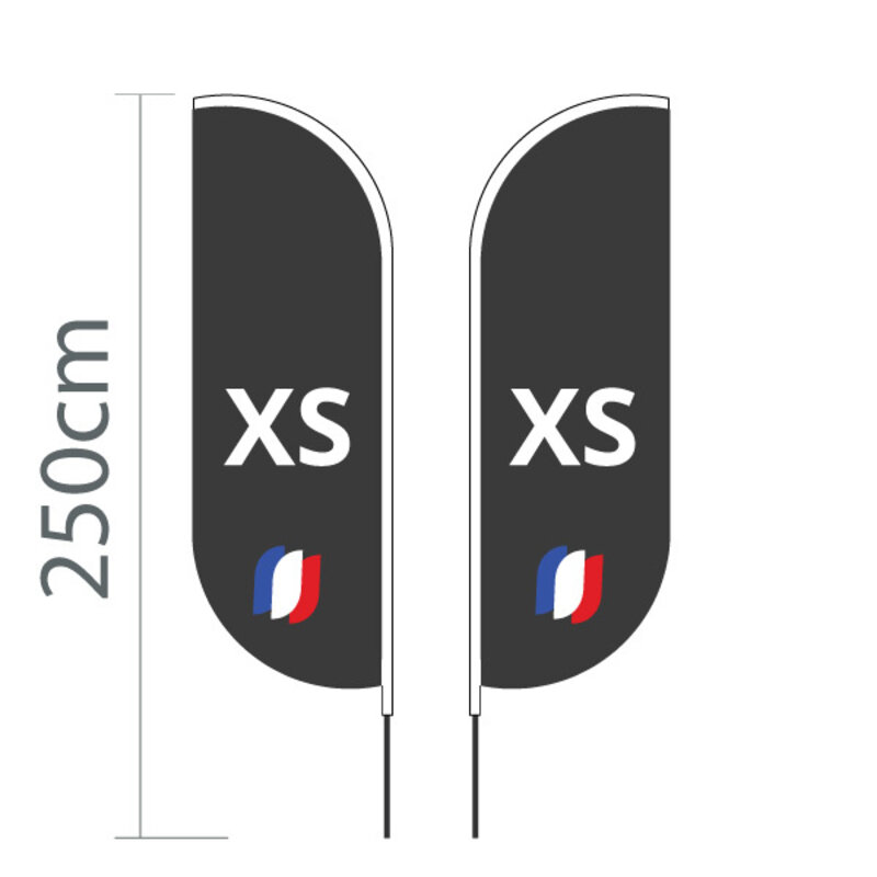 Proflags Oriflamme Convex XS - 60x186cm Proflags Oriflamme Convex XS - 60x186cm