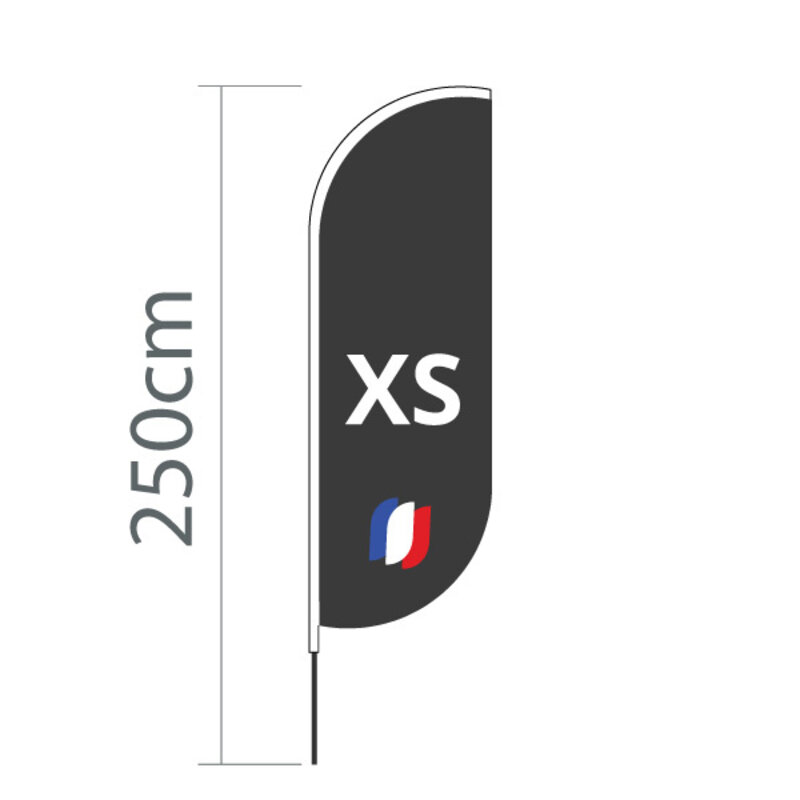 Proflags Oriflamme Convex XS - 60x186cm Proflags Oriflamme Convex XS - 60x186cm