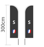 Proflags Oriflamme Straight S - 60x240cm