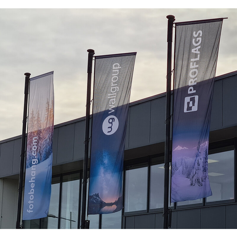 Drapeaux  bannières imprimés en quadrichromie Drapeaux  bannières imprimés en quadrichromie