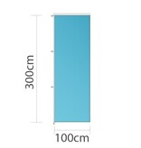 Drapeau bannière, 100x300cm