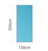 Drapeau bannière, 150x350cm