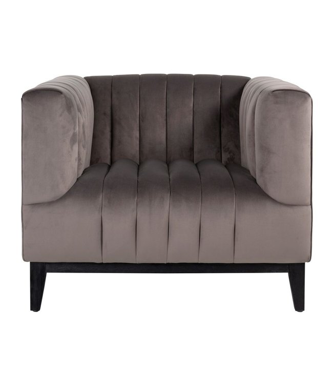 Fauteuil Cassandra Stone Velvet (Quartz Stone 101) S5118 STONE VELVET