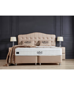 ABC Bedding Boxspring Luxor Taupe Exclusief Matras