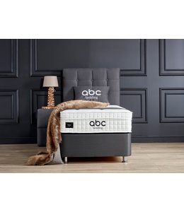 ABC Bedding Boxspring Ritz Grijs Exclusief Matras