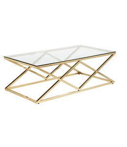 Salontafel cross Idol Gold 120x70