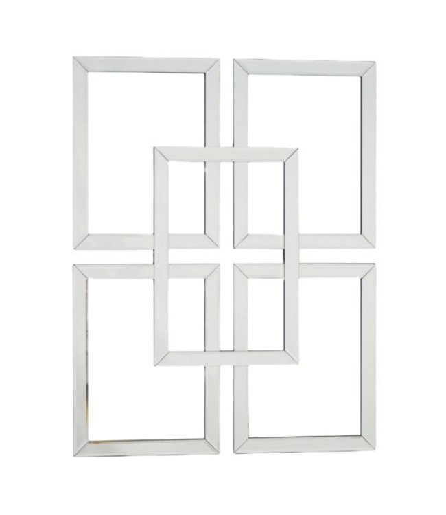 Mirror Gina  (silver) 62X80