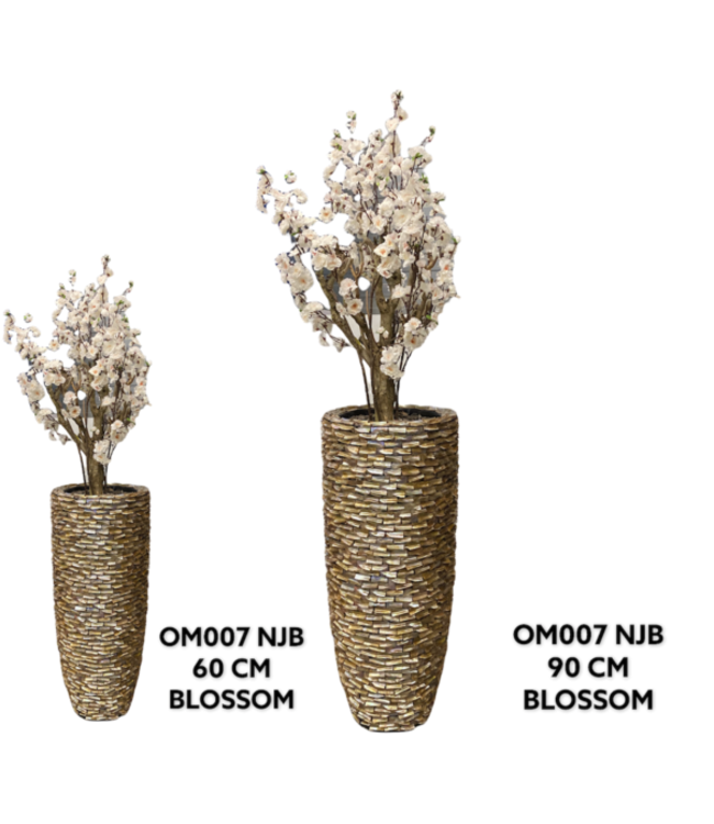 Pot Raw Shell Blossom Bruin/Bron