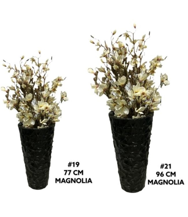 Pot Raw Shell Magnolia Black