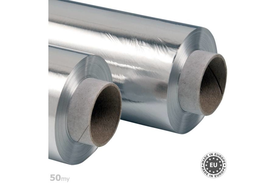 Zelfklevende aluminiumfolie 0,050mm x 500mm x 50m