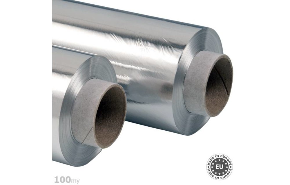 Zelfklevende aluminiumfolie 0,100mm x 1000mm x 50m