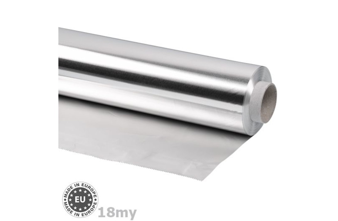 Navulrol aluminiumfolie 0,018mm x 600mm x 100m